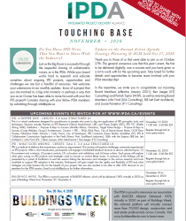 November 2020 - Touching Base